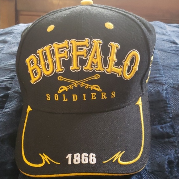buffalo soldiers baseball caps